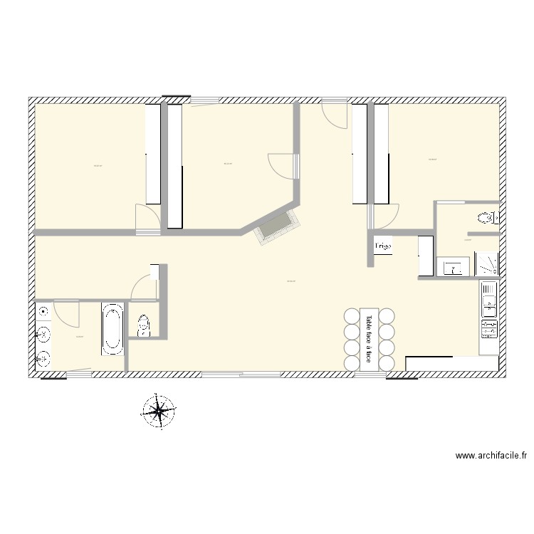 Denis RDC. Plan de 0 pièce et 0 m2