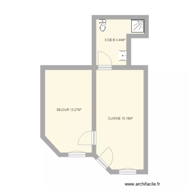 THIBAU APT1 13 CYPRIEN. Plan de THIBAU APT1 13 CYPRIEN. Plan de