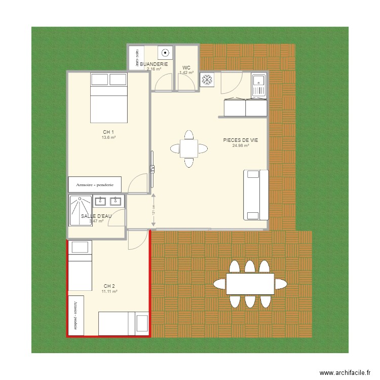 VILLA LA GARCONNIERE ESQUISSE. Plan de 0 pièce et 0 m2