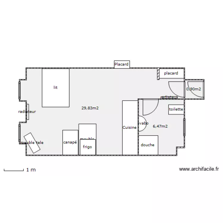 appart_nous. Plan de 