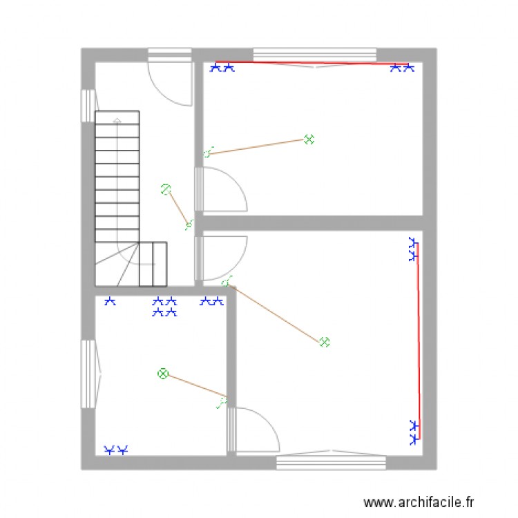 Maison 1ER etages. Plan de 0 pièce et 0 m2