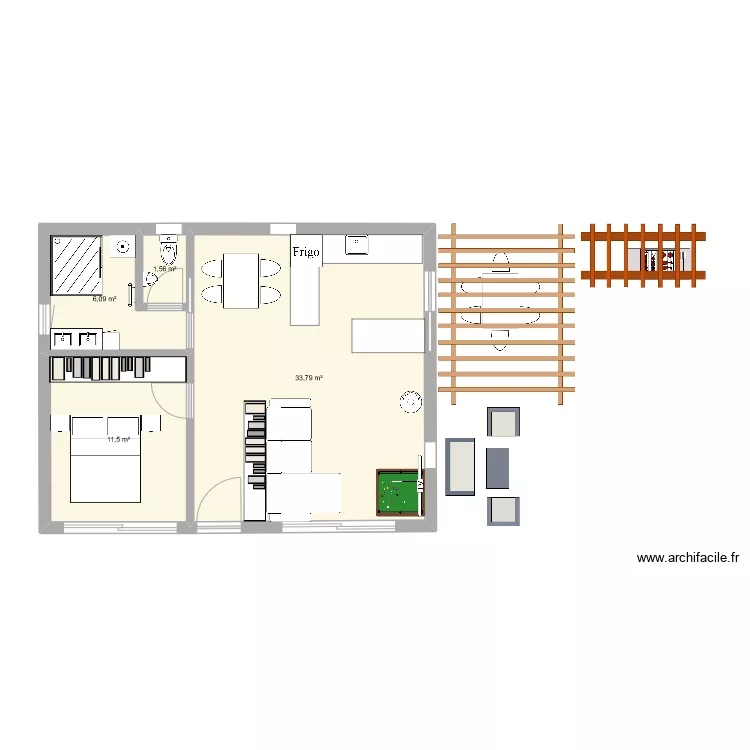 Les Moulins. Plan de 