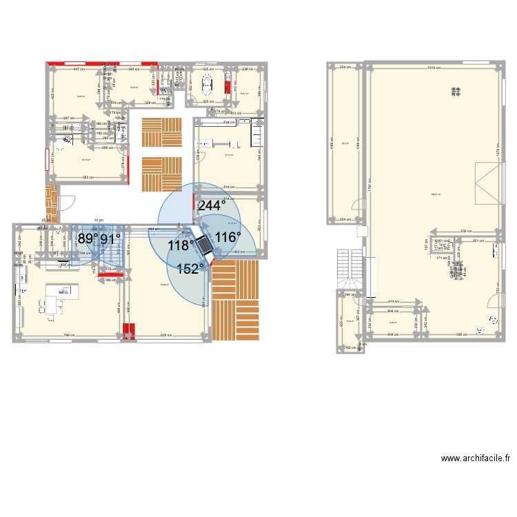 pelloux. Plan de 20 pièces et 486 m2