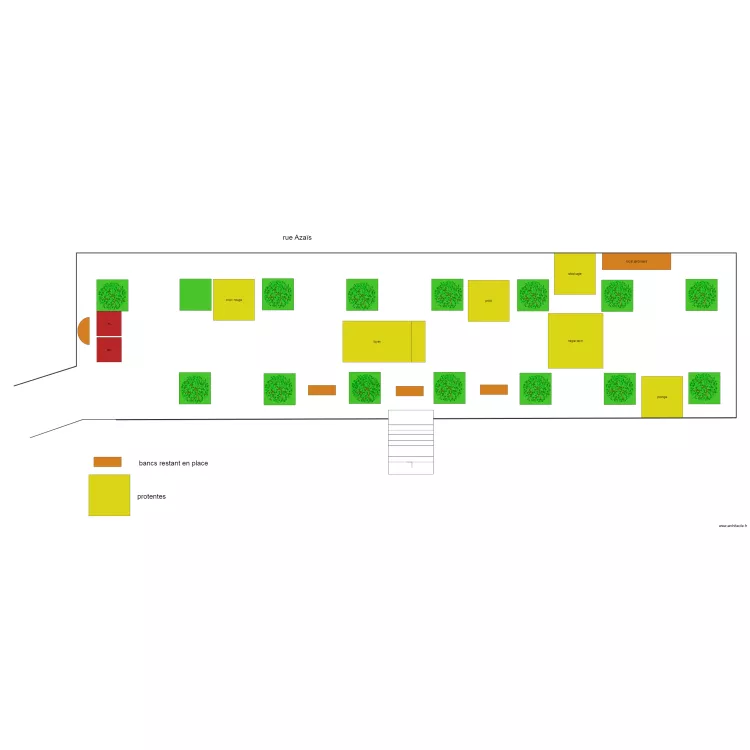 square nadar. Plan de 