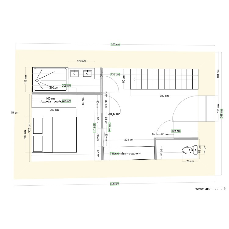 rdc mérens. Plan de 0 pièce et 0 m2