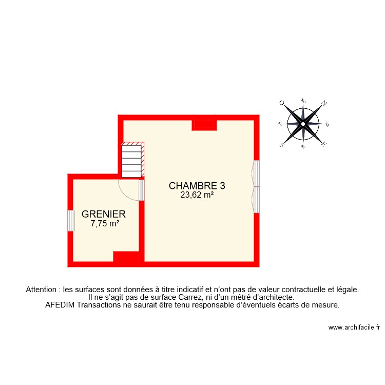 BI 6963 ETAGE 2. Plan de 0 pièce et 0 m2