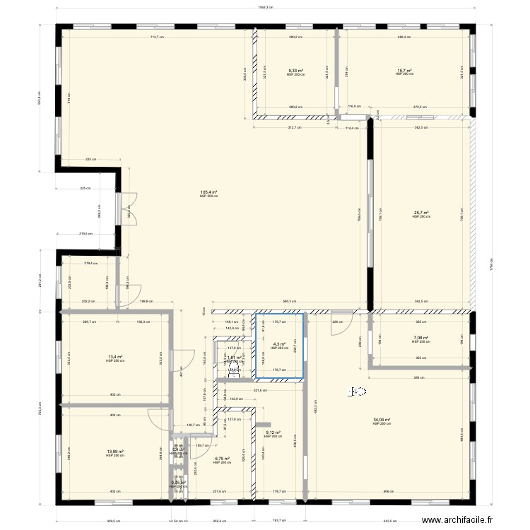 Maison 18X15 modifier 2023. 10 MAI 2. Plan de 14 pièces et 247 m2