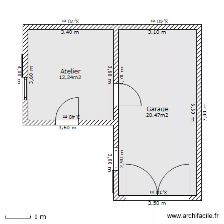 Garage 9. Plan de 