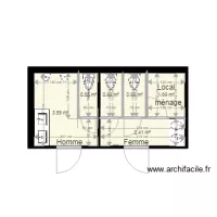 plan projet toilettes public Caudron 3