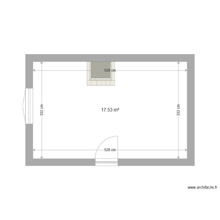 Mur Bureau. Plan de 0 pièce et 0 m2