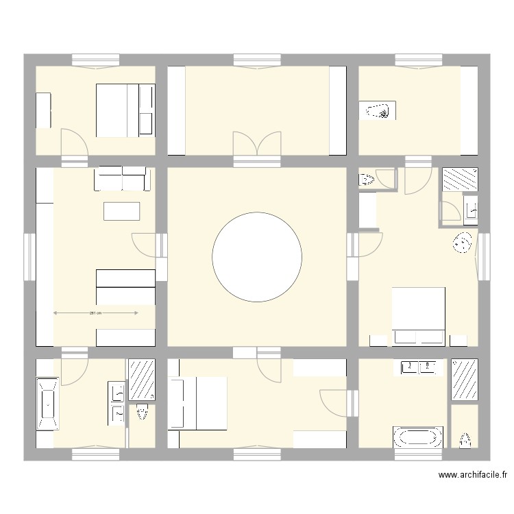 Scrawelle Rez1 Master 4e. Plan de 0 pièce et 0 m2