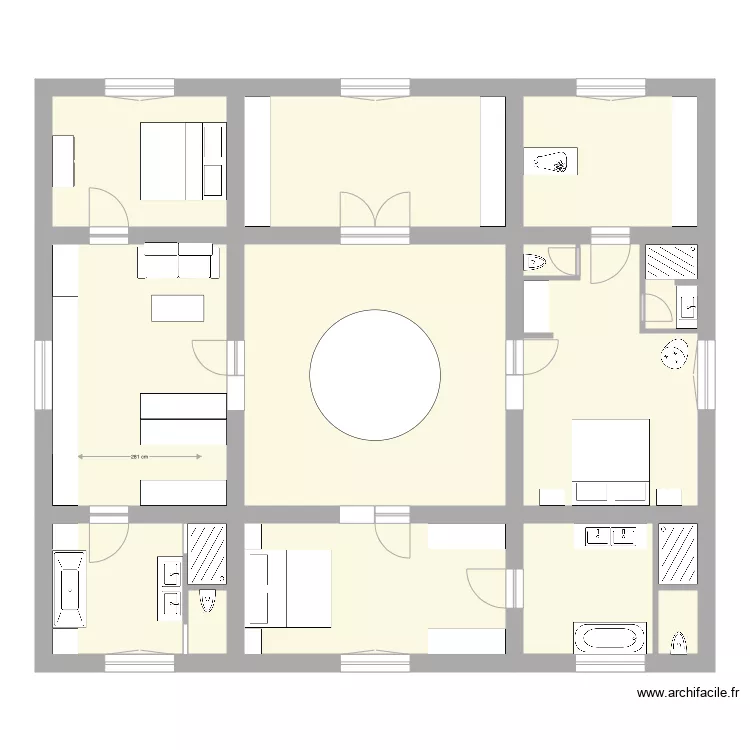 Scrawelle Rez1 Master 4e. Plan de 0 pièce et 0 m2