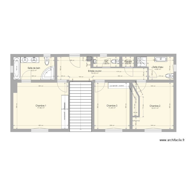 plain pied entrée Propriété BONMORT. Plan de 0 pièce et 0 m2