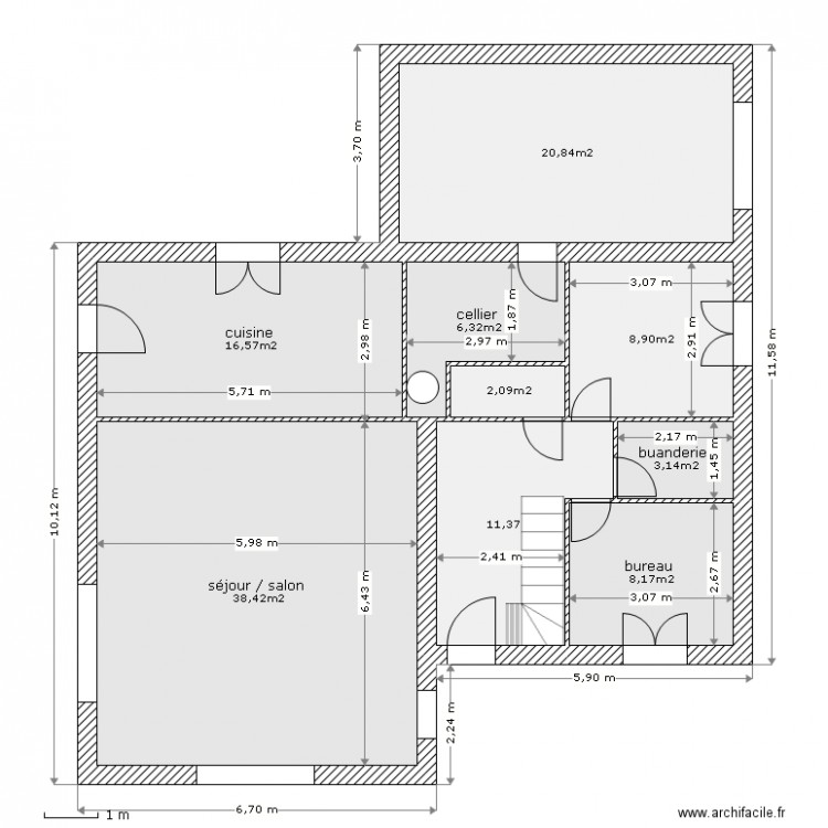 Plan. Plan de 0 pièce et 0 m2