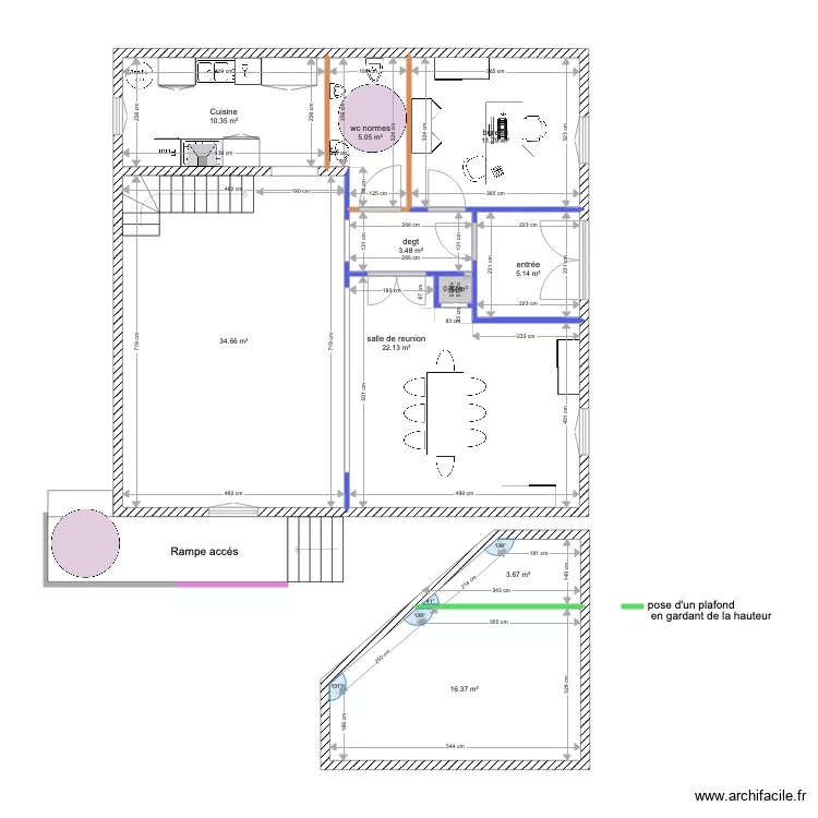 projet aménagement mairie CHATELNEUF. Plan de projet aménagement mairie CHATELNEUF. Plan de