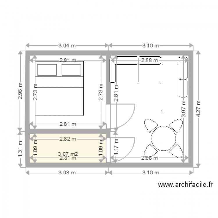 maison. Plan de 0 pièce et 0 m2