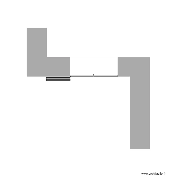 Volets cuisine. Plan de 
