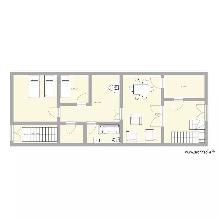 MAISONJAUNE. Plan de MAISONJAUNE. Plan de