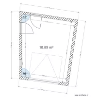 Vue en plan Garage Bis
