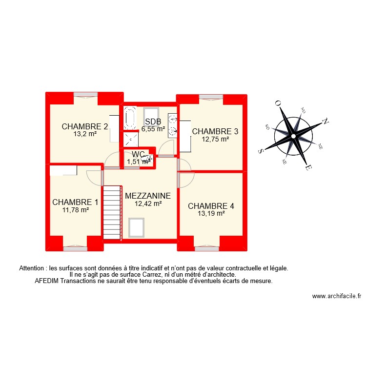BI 11314 ETAGE. Plan de 0 pièce et 0 m2