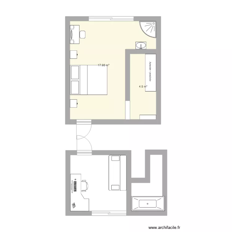 Maison Maman. Plan de 