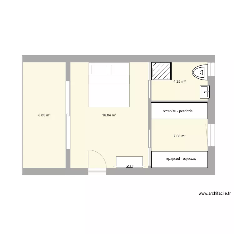 deuxi&egrave;me essai. Plan de 