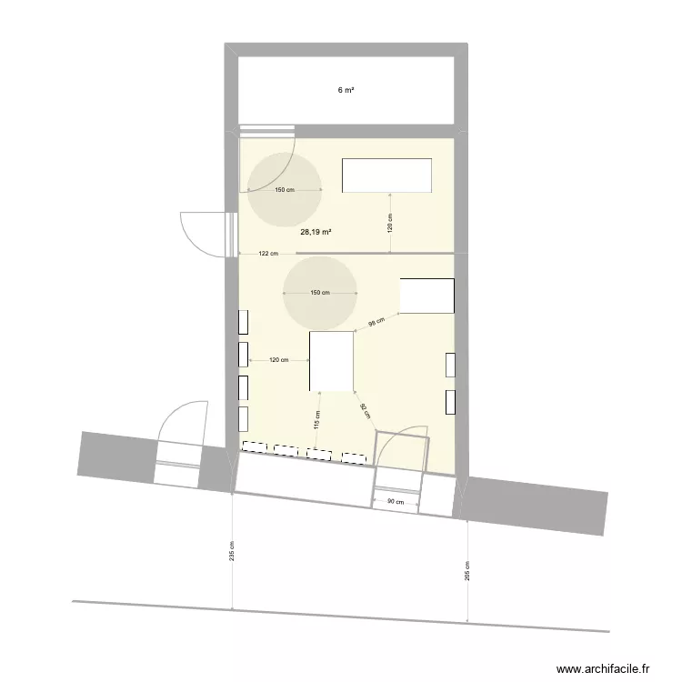 ST VALLIER . Plan de 
