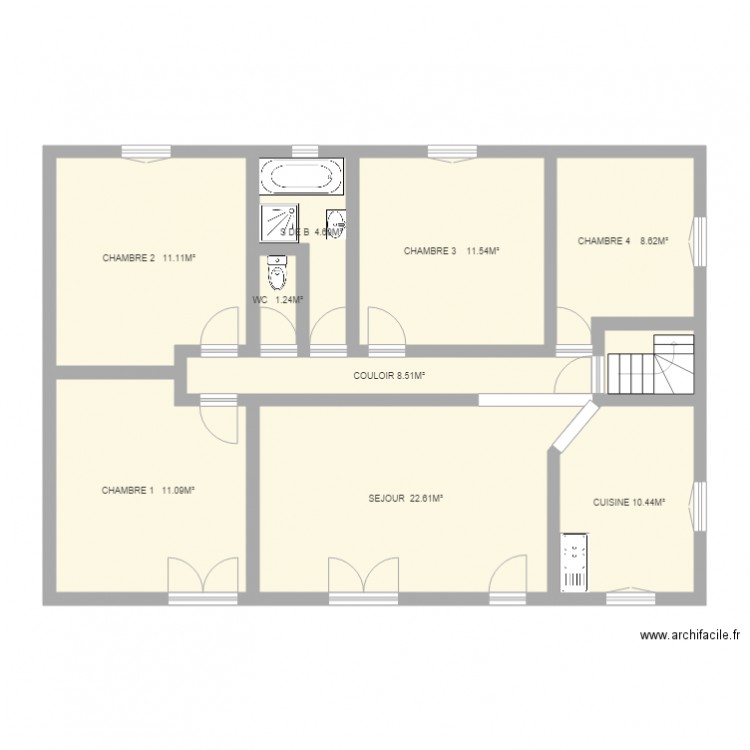 LEBON. Plan de 0 pièce et 0 m2