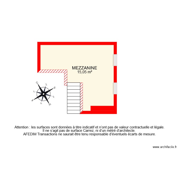 BI 7028 MEZZANINE . Plan de 0 pièce et 0 m2