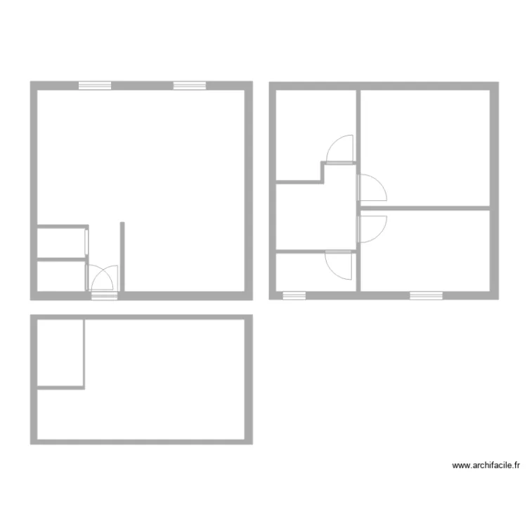 MAILLAT RHINAU. Plan de 