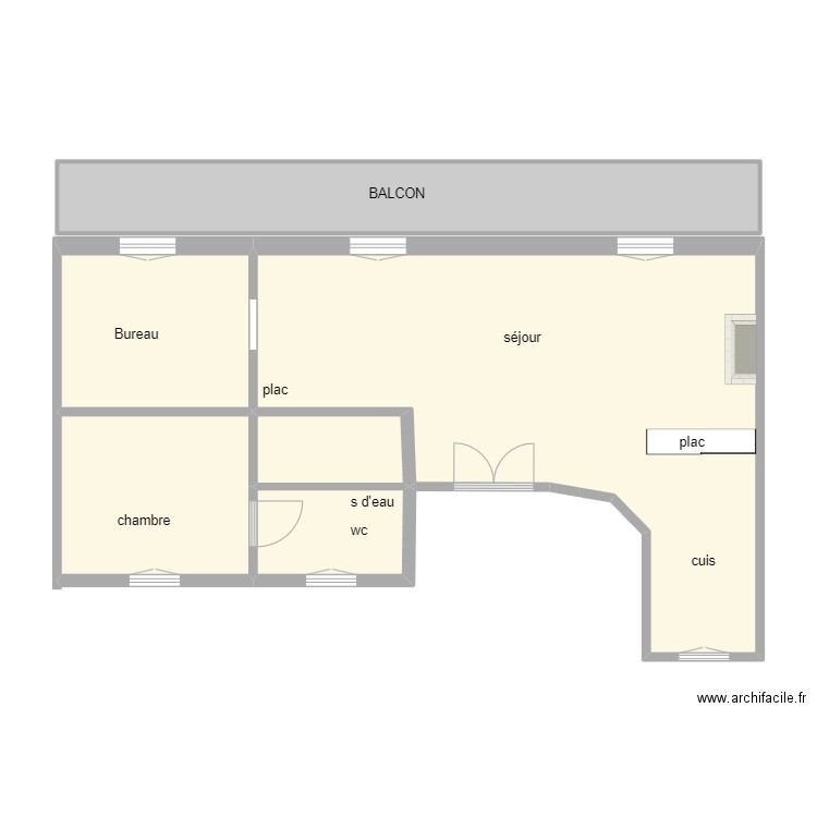 26 r Ch. Baudelaire. Plan de 0 pièce et 0 m2