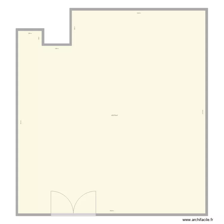 D&eacute;p&ocirc;t V&ecirc;tement. Plan de 