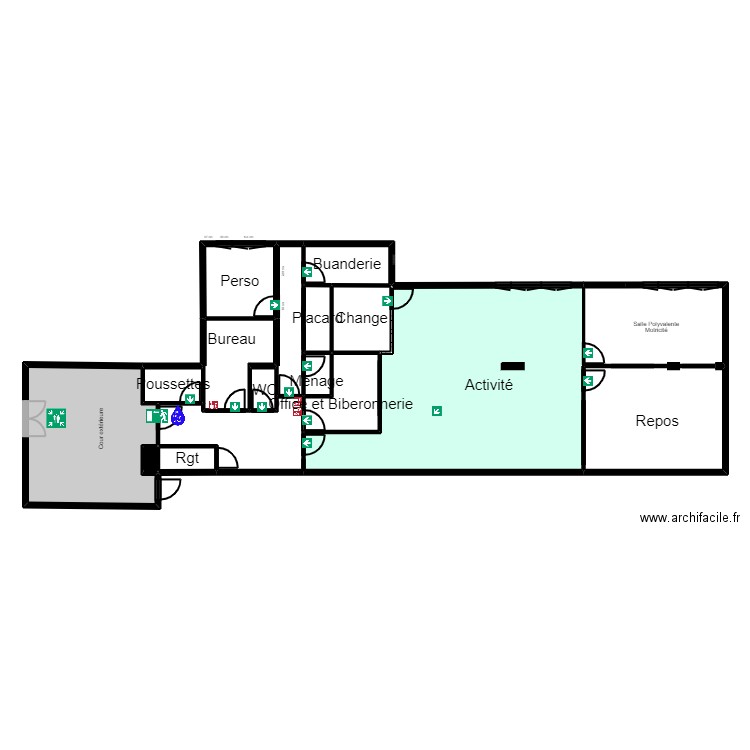94A41M evac. Plan de 0 pièce et 0 m2