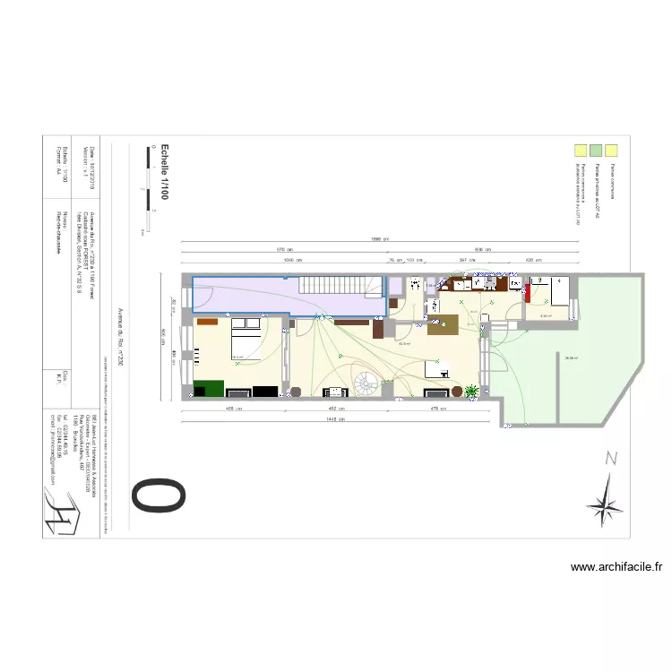 appart jé flo MODIFIACATION murs cuisine électricité. Plan de appart jé flo MODIFIACATION murs cuisine électricité. Plan de