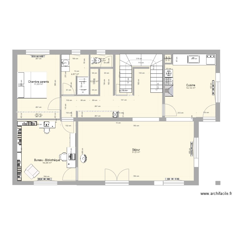 Menthon 1er. Plan de 0 pièce et 0 m2