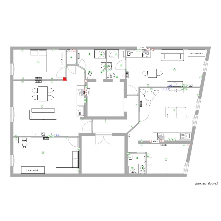 plan mirabeau 13. Plan de 0 pièce et 0 m2