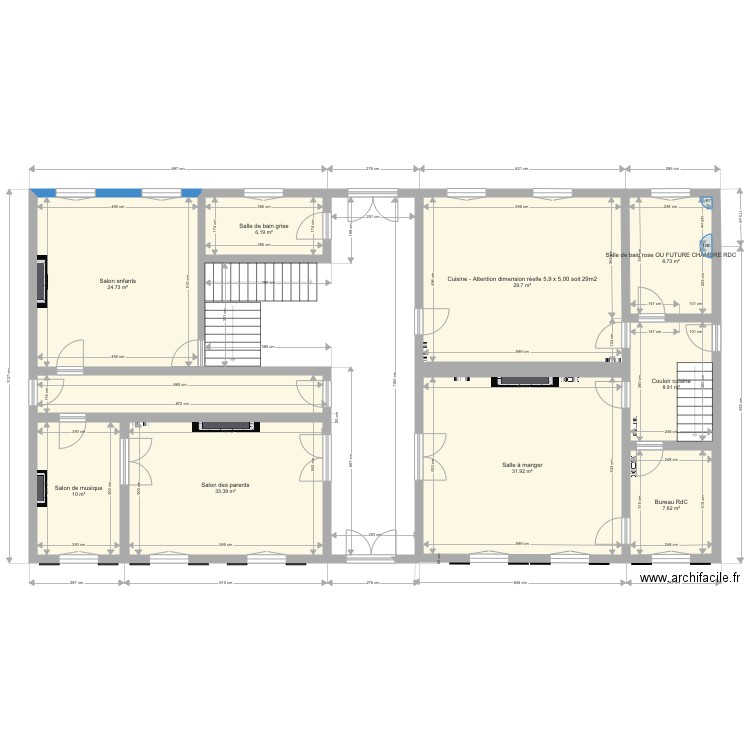 Platane RdC v2. Plan de 0 pièce et 0 m2