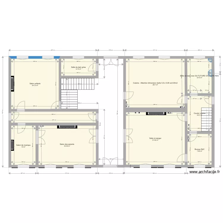 Platane RdC v2. Plan de Platane RdC v2. Plan de