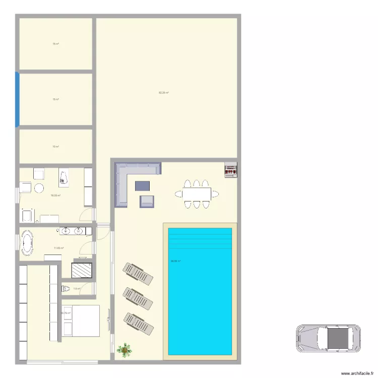 House of the dream. Plan de 