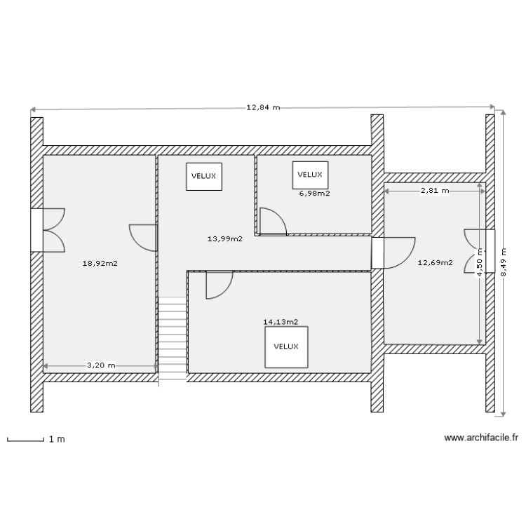 RAULT ETAGE. Plan de 0 pièce et 0 m2