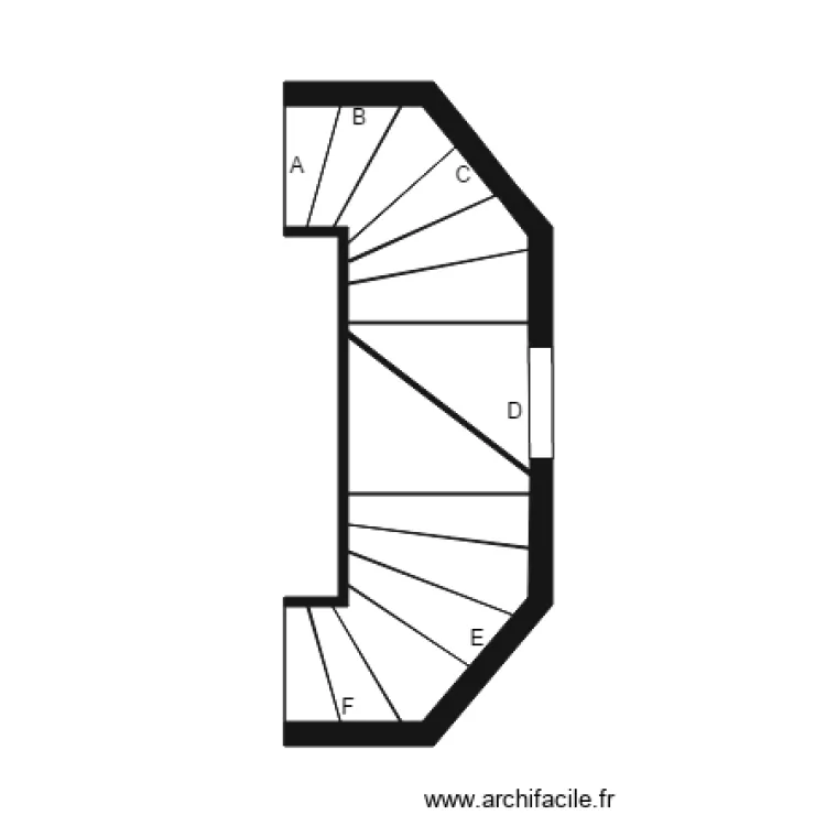 ESCALIER. Plan de 
