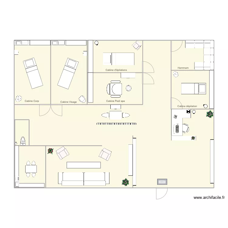local. Plan de local. Plan de