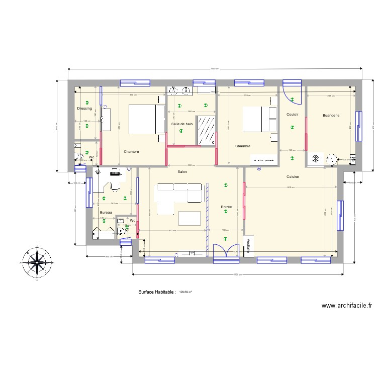 plan Finistère VD 3. Plan de 0 pièce et 0 m2