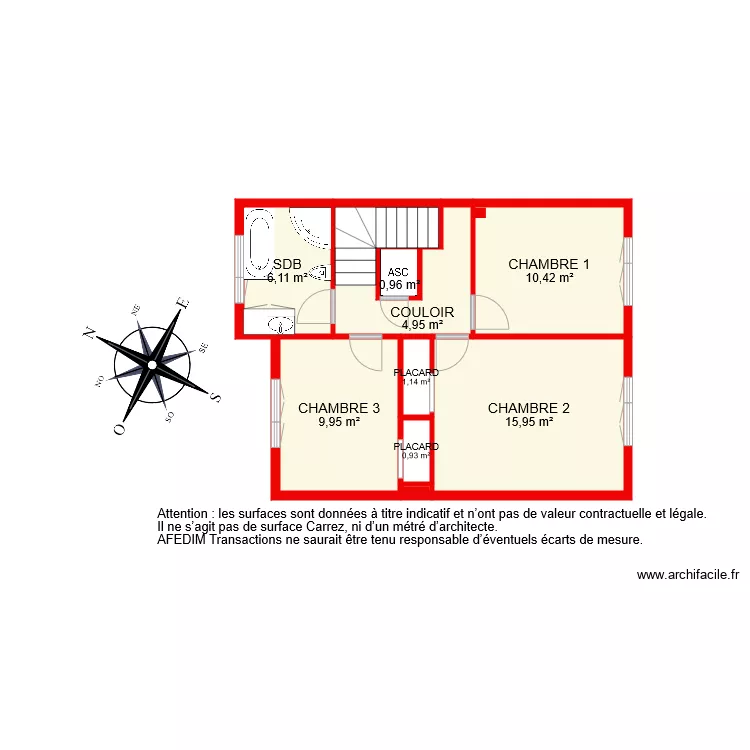 BI 6510 ETAGE. Plan de 