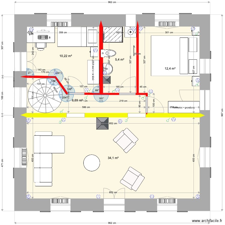 2e version finale. Plan de 0 pièce et 0 m2