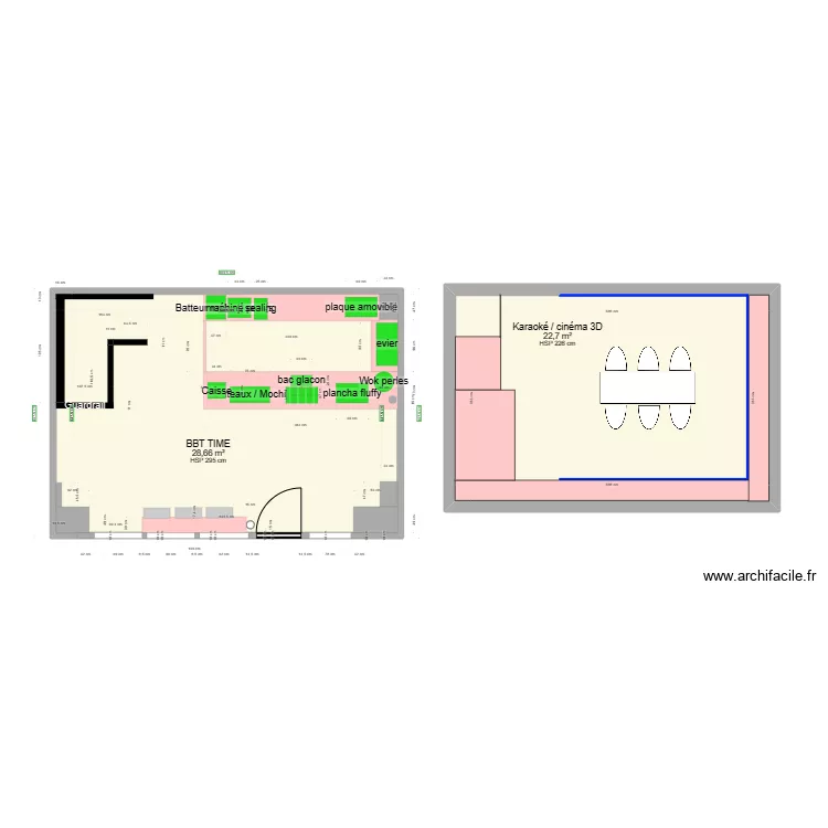 BBT TIME (Size). Plan de 