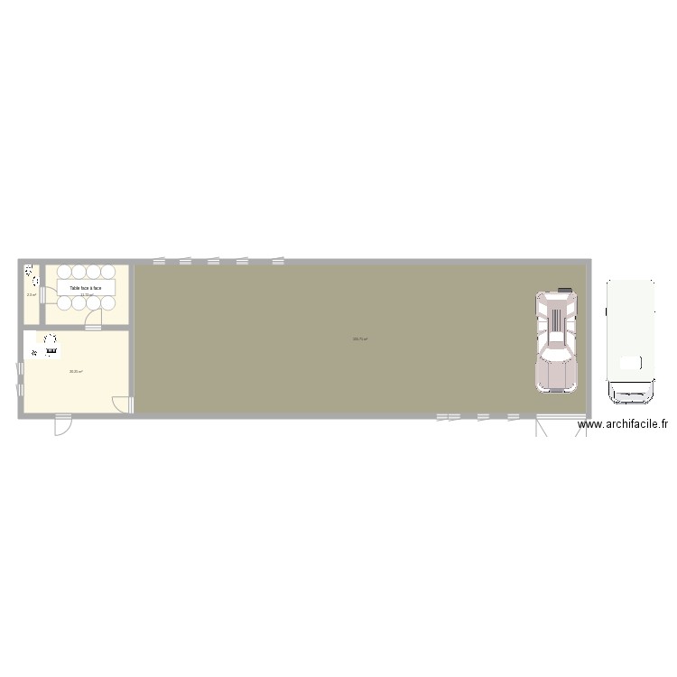 XYZ Plan 4 pièces 190 m2 dessiné par Dlongree