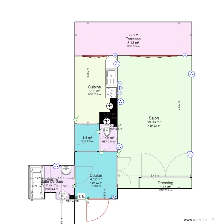 21 Buffa. Plan de 0 pièce et 0 m2