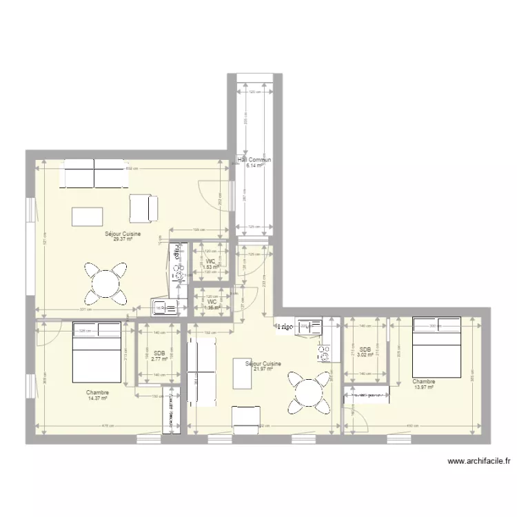 Millesim Champagne. Plan de 