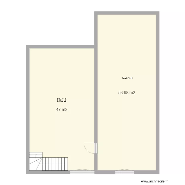 maison . Plan de 